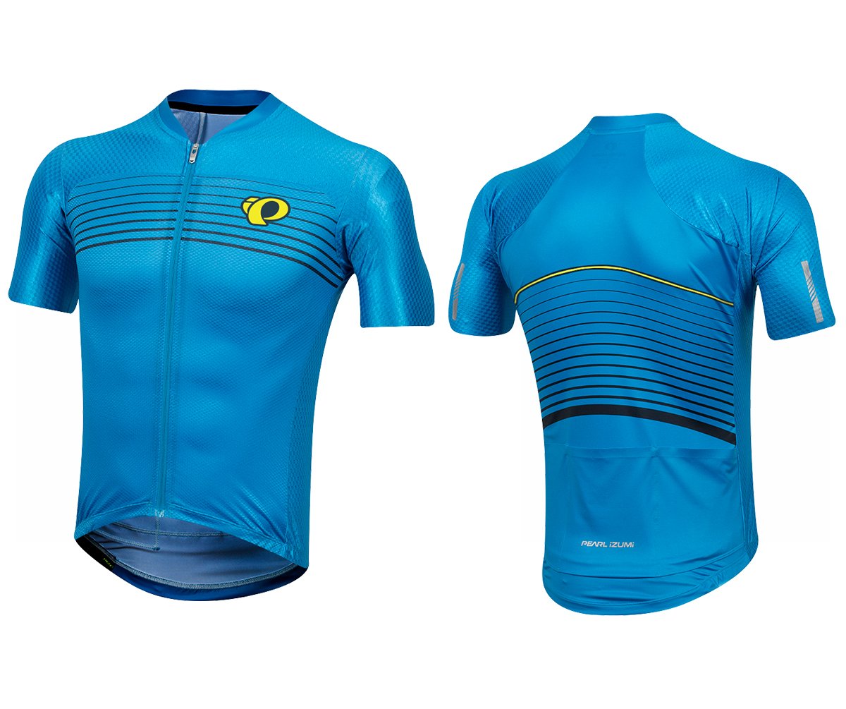 Pearl Izumi PRO Pursuit Speed Short Sleeve Road Jersey - Atomic Blue Diffuse Atomic Blue Diffuse Small 