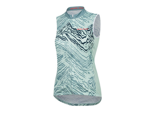 Pearl Izumi Select Escape Sleeveless Graphic Jersey - Womens - Arctic-Mist Green Phyllite Arctic - Mist Green Phyllite Small 