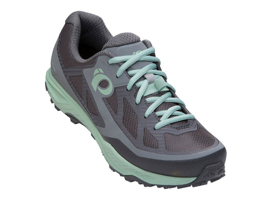 Pearl Izumi X-Alp Canyon MTB Shoe - Womens - Smoked Pearl-Mist Green Smoked Pearl - Mist Green EU 36 