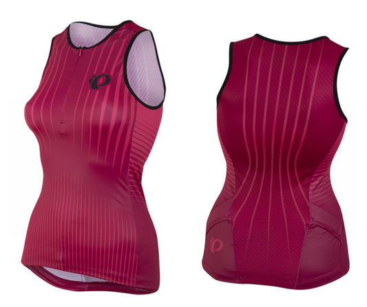 Pearl Izumi Elite InRCool Ltd Tri Singlet - Womens - Radiating Rouge Red Radiating Rouge Red Large 