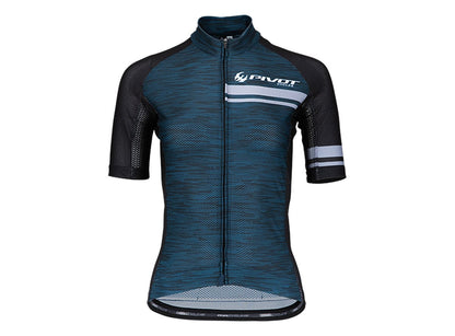 Pivot Desert Classic Race Short Sleeve MTB Jersey - Womens - Blue
