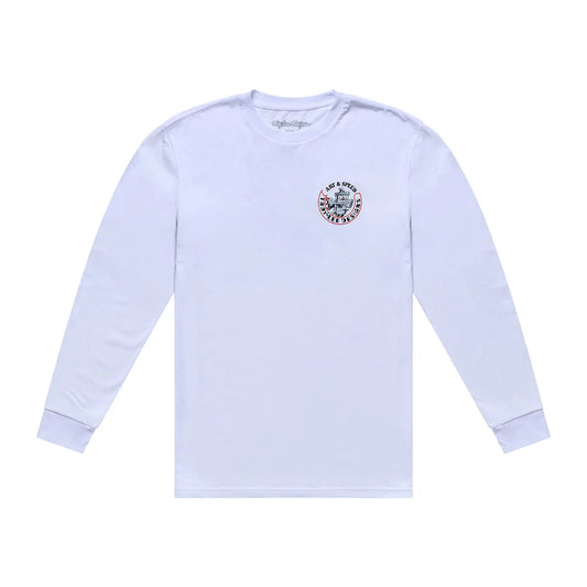 Troy Lee Designs Carb Long Sleeve Tee - White