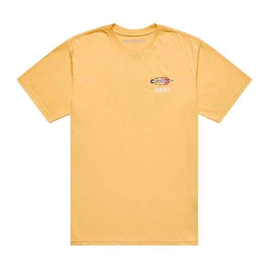 Troy Lee Designs Feathers Short Sleeve Tee - Bleached Melon