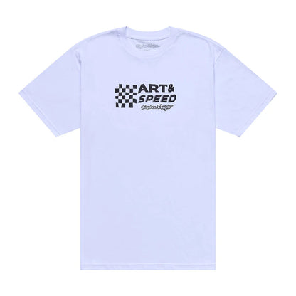 Troy Lee Designs Finish Line Short Sleeve Tee - White