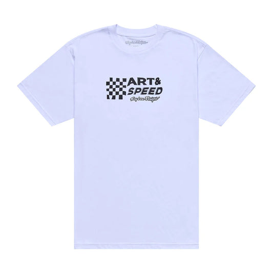 Troy Lee Designs Finish Line Short Sleeve Tee - White