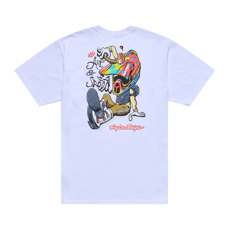 Troy Lee Designs Heritage Short Sleeve Tee - White