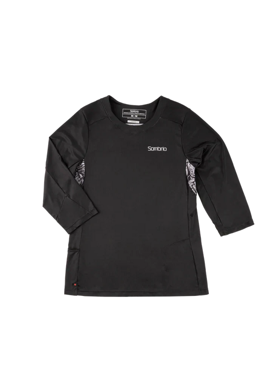 Sombrio Altitude 3/4 Sleeve MTB Jersey - Womens - Fern Lilac-Black Fern Lilac - Black X-Small 