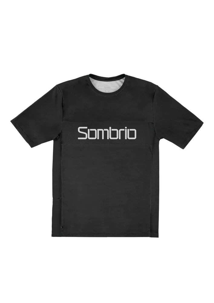 Sombrio Disturb Short Sleeve MTB Jersey - Black Black Small 