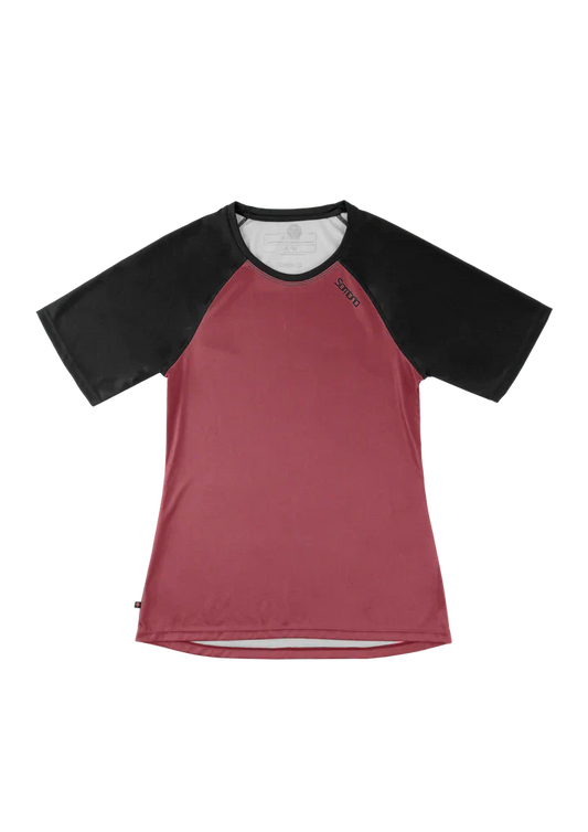 Sombrio Spruce Short Sleeve MTB Jersey - Womens - After Ride Wine After Ride Wine X-Small 