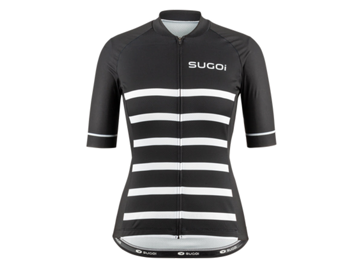 Sugoi Essence Print Short Sleeve Jersey - Womens - Nautical Black Nautical Black X-Small 