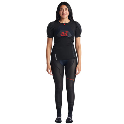 Troy Lee Designs Stage Ghost D30 Short Sleeve Baselayer - Black
