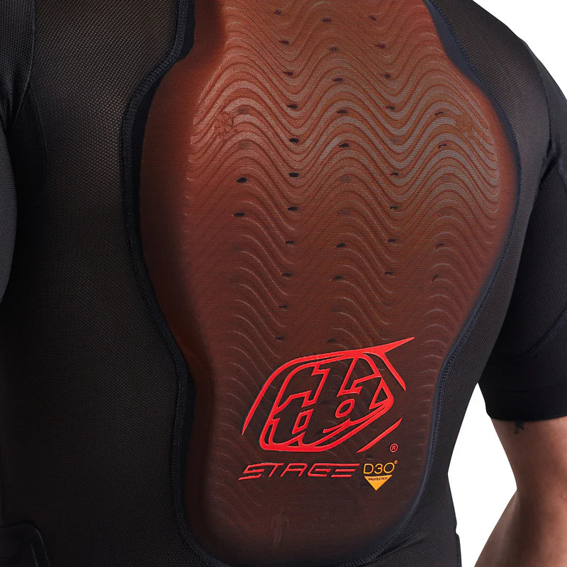 Troy Lee Designs Stage Ghost D30 Short Sleeve Baselayer - Black
