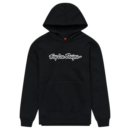 Troy Lee Designs Pullover Hoodie - Womens - Signature - Black