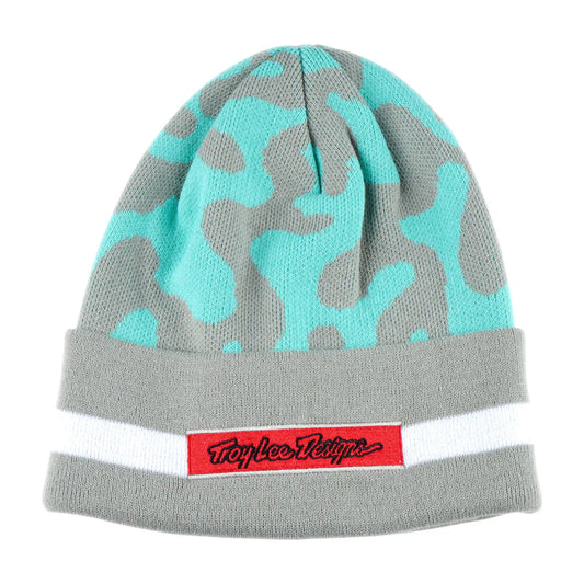 Troy Lee Designs Flow Camo Beanie - Sage-Teal