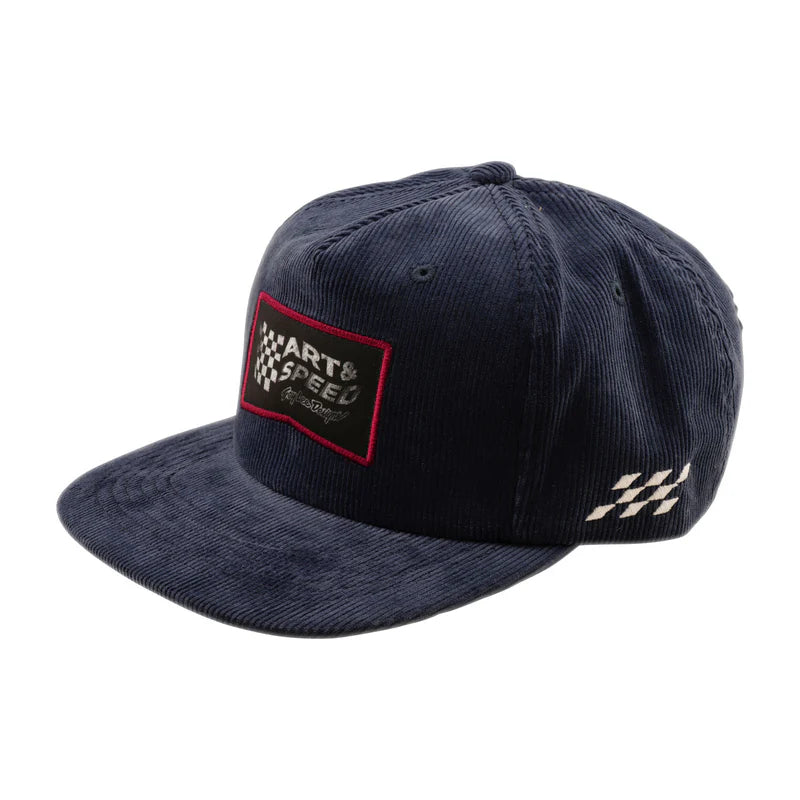 Troy Lee Designs Repeat Trucker Snapback Hat - Black-White
