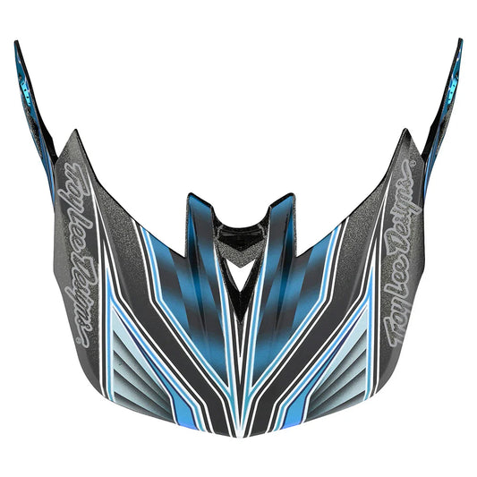 Troy Lee Designs D4 Helmet Replacement Visor - Lowrider - Blue