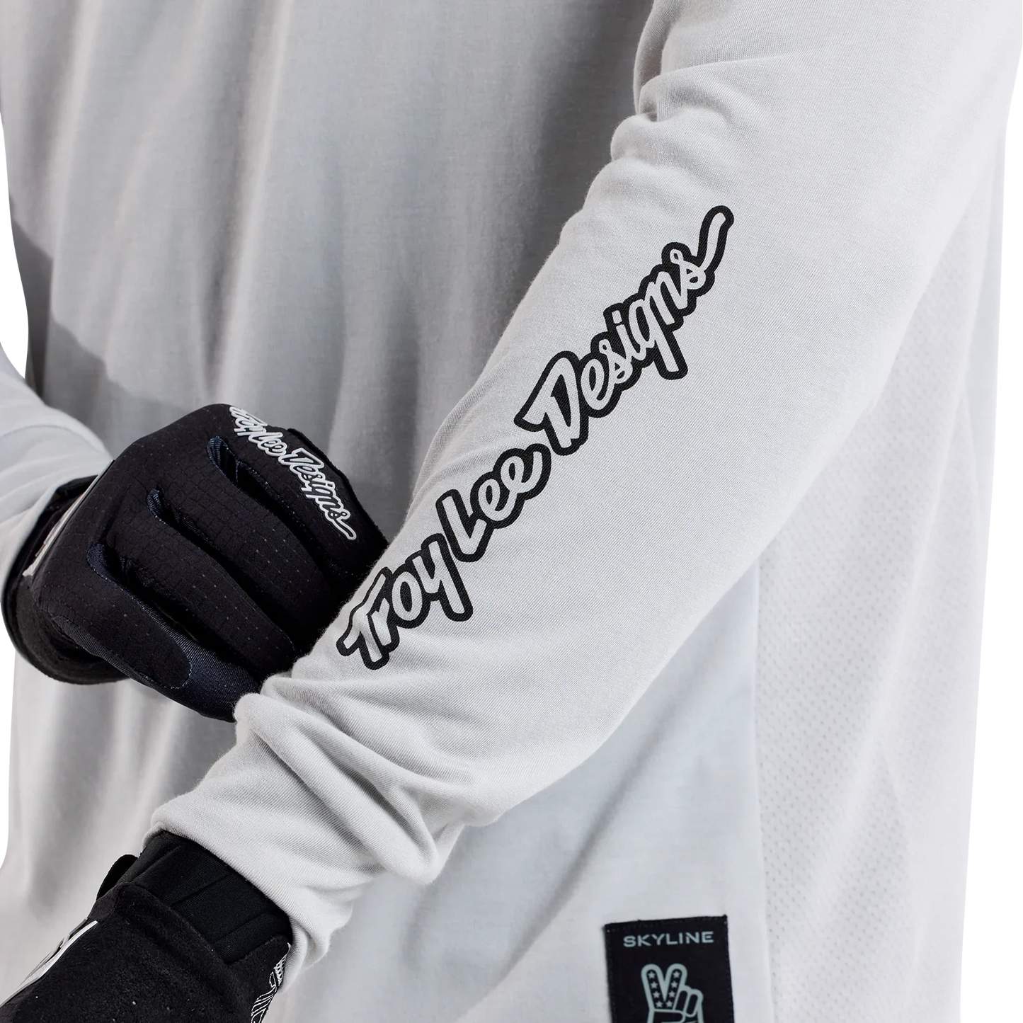Troy Lee Designs Skyline Long Sleeve Ride Tee - Signature - Mist