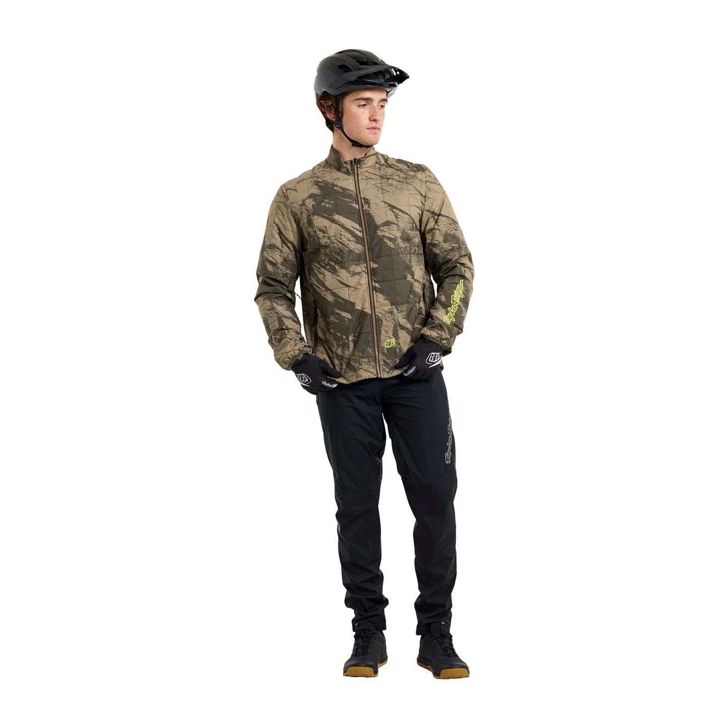 Troy Lee Designs Crestline Cycling Jacket - Rockslide - Timber