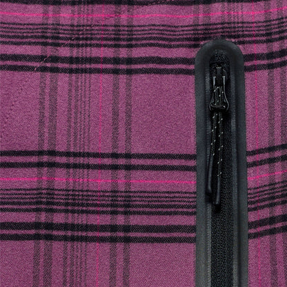 Troy Lee Designs Grind Flannel Plaid Shirt - Deep Purple
