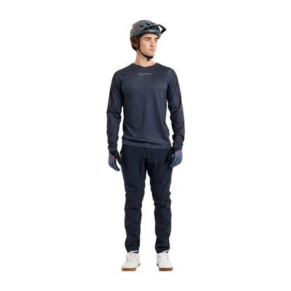 Troy Lee Designs Skyline Chill Long Sleeve MTB Jersey - Rockslide - Obsidian