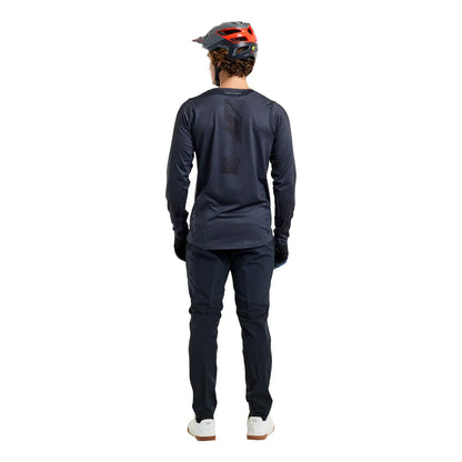 Troy Lee Designs Skyline Chill Long Sleeve MTB Jersey - Rockslide - Obsidian