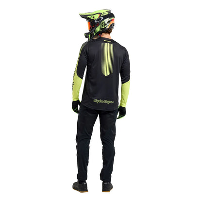 Troy Lee Designs Sprint Long Sleeve MTB Jersey - Segment - Black