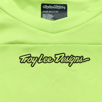 Troy Lee Designs Skyline Chill Long Sleeve MTB Jersey - Rockslide - Glo Yellow