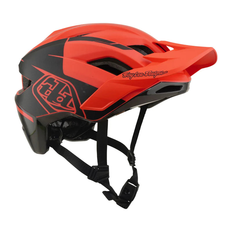 Troy Lee Designs Flowline SE MTB Helmet - Hydro - Coral-Charcoal