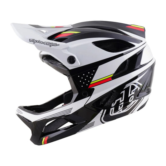 Troy Lee Designs Stage 2 MIPS Full Face Helmet - Proton - White
