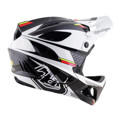 Troy Lee Designs Stage 2 MIPS Full Face Helmet - Proton - White