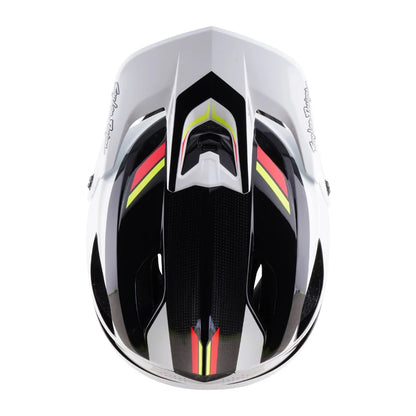 Troy Lee Designs Stage 2 MIPS Full Face Helmet - Proton - White