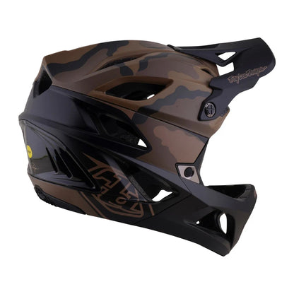 Troy Lee Designs Stage 2 MIPS Full Face Helmet - Split - Sienna Camo