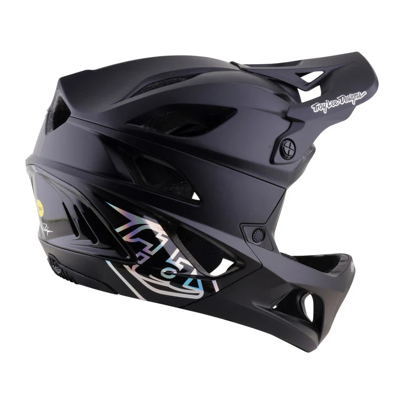 Troy Lee Designs Stage 2 MIPS Full Face Helmet - Stealth Black