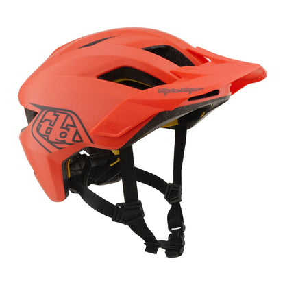 Troy Lee Designs Flowline MTB Helmet - Youth - Point - Coral-Charcoal