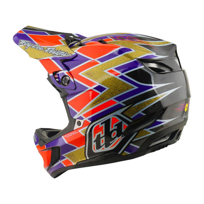 Troy Lee Designs D4 Carbon Full Face Helmet - Flush - Violet