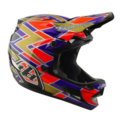 Troy Lee Designs D4 Carbon Full Face Helmet - Flush - Violet
