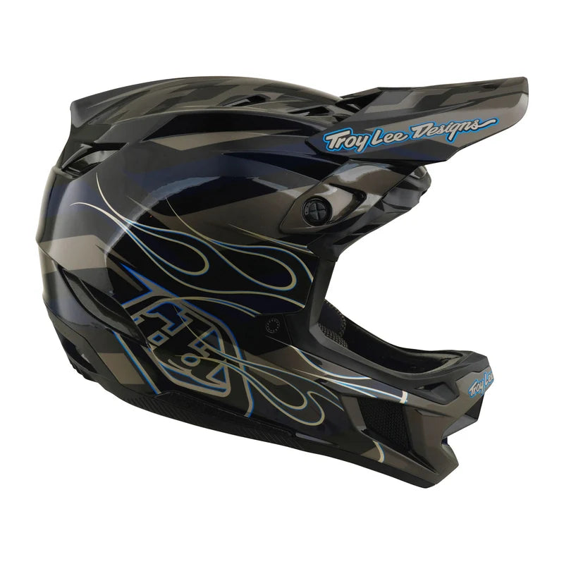 Troy Lee Designs D4 Composite Full Face Helmet - Burst - Gray