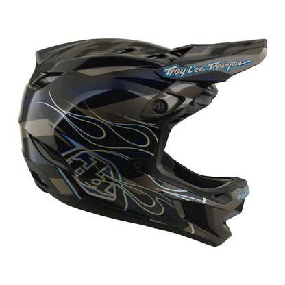 Troy Lee Designs D4 Composite Full Face Helmet - Burst - Gray