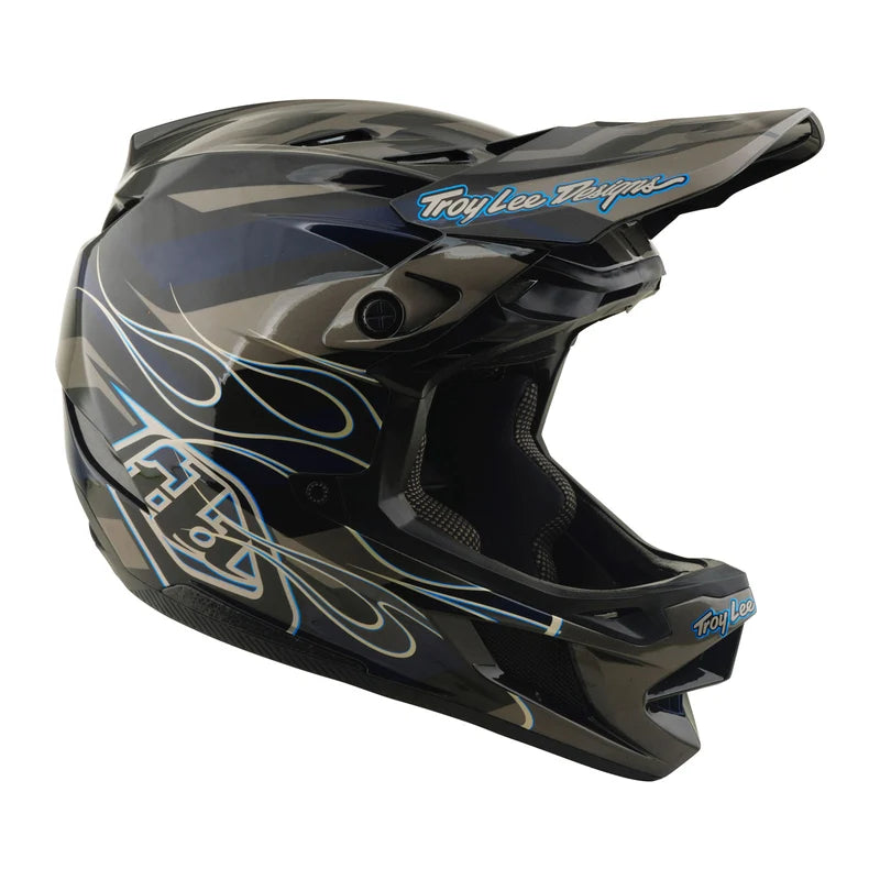 Troy Lee Designs D4 Composite Full Face Helmet - Burst - Gray