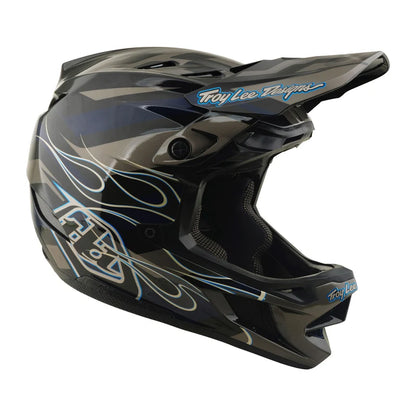 Troy Lee Designs D4 Composite Full Face Helmet - Burst - Gray