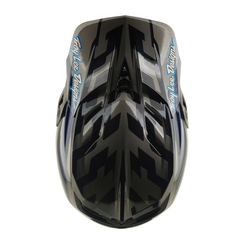 Troy Lee Designs D4 Composite Full Face Helmet - Burst - Gray