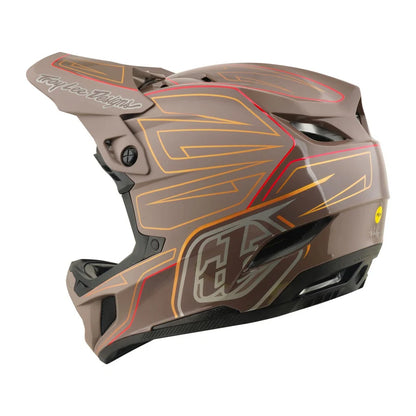 Troy Lee Designs D4 Polyacrylite Full Face Helmet - Shadow - Pro Timber