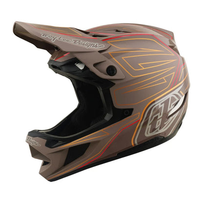 Troy Lee Designs D4 Polyacrylite Full Face Helmet - Shadow - Pro Timber