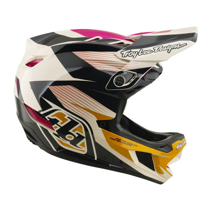 Troy Lee Designs D4 Polyacrylite Full Face Helmet - Turbo - Acid-Fuchsia