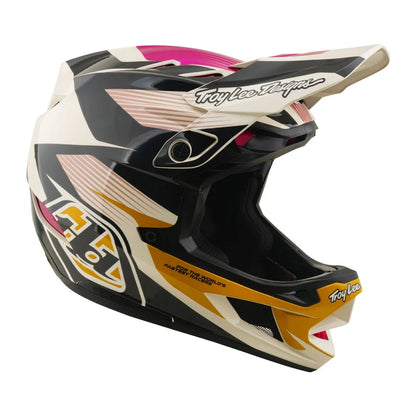 Troy Lee Designs D4 Polyacrylite Full Face Helmet - Turbo - Acid-Fuchsia