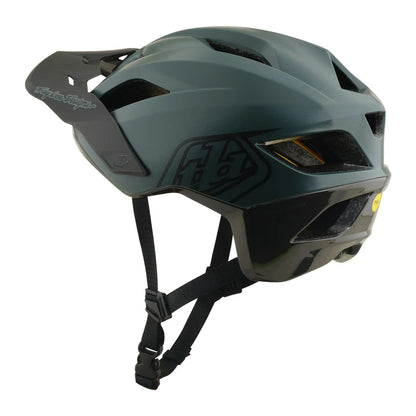 Troy Lee Designs Flowline MTB Helmet - Point - Dark Forest-Charcoal