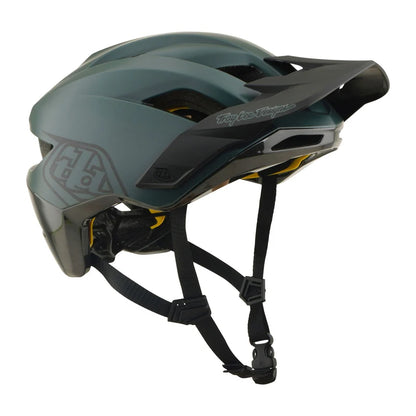 Troy Lee Designs Flowline MTB Helmet - Point - Dark Forest-Charcoal