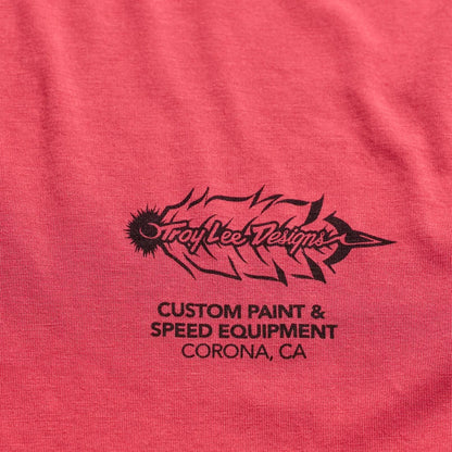 Troy Lee Designs Skyline Long Sleeve Ride Tee - Feathered - Ember Red