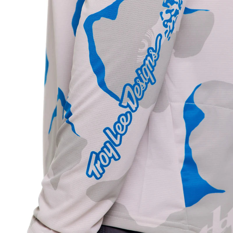 Troy Lee Designs Skyline Pro Long Sleeve MTB Jersey - Flow Camo - Pumice