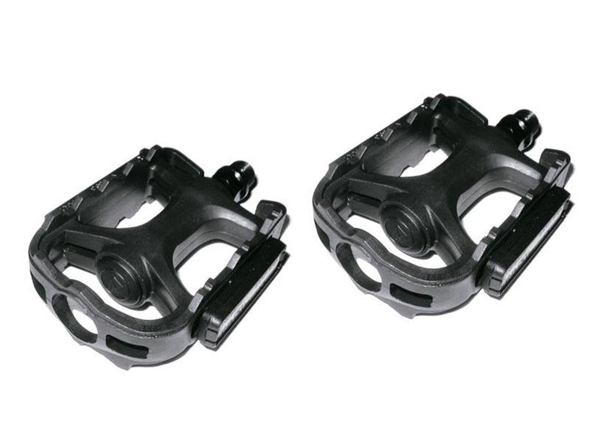 Ultracycle ATB Resin Platform Pedals - 1/2" - Black Black 1/2" 